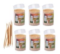Bargain House Wooden Toothpicks Cocktail Food Sticks Pack of 6