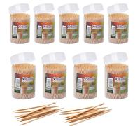 Bargain House Wooden Toothpicks Cocktail Food Sticks Pack of 9