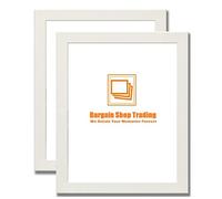 Bargain Shop Az Black White Oak Maxi Poster Frame Size 36x24inch - 61cm x 91.5cm Multi Pack (White, Pack Of 2)