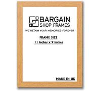 Bargain Shop Az OAK WOODEN EFFECT PICTURE PHOTO POSTER FRAMES (11" x 9" (279.4mm x 228.6mm))