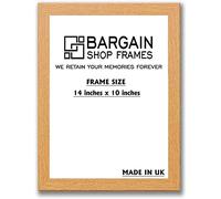 Bargain Shop Az OAK WOODEN EFFECT PICTURE PHOTO POSTER FRAMES (14" x 10" (355.6mm x 254mm))