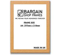 Bargain Shop Az OAK WOODEN EFFECT PICTURE PHOTO POSTER FRAMES (A4 (8.25"x11.75") (297mm x210mm))