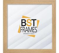 Bargain Shop Az Square Picture Frames Poster Frame Modern Photo Frames Wood Effect (Oak, 4x4 inch)