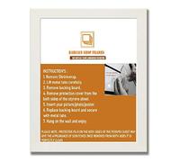 Bargain Shop Az WHITE WOODEN EFFECT PICTURE PHOTO FRAMES READY TO HANG OR STAND PORTRAIT OR LANDSCAPE (80cm x 60cm (800mm x 600mm), White)