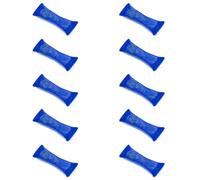 Bargain Wells Mesh Marble Fidget Toys - Blue & Pink Stress Relief Sensory Fidgets for Focus, Anxiety, ADHD or Autism - Quiet Finger Toys for Kids and Adults (5 or 10 Pack) (10 Blue)