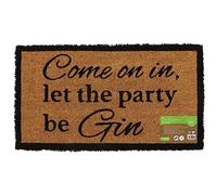 BARGAIN4ALL Coconut Coir Door Mat Heavy Duty and Large Rug - Easy to Clean 75 x 45 cm Entry Mat - Outdoor and Indoor Uses - with Texts - Non-Slip Mats (Orange - 1)