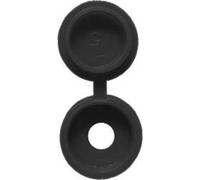 BargainBitz 100 X Black Number No. Plate Screw Snap Cover Cap Covers Caps Np20 Free P&P