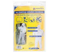 BARGAINGALORE LARGE ALL PURPOSE SAFETY HOODED PAINTERS COVERALL BOILER SUIT PROTECTIVE DIY