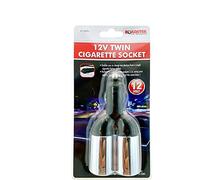 BARGAINGALORE NEW CAR 12V TWIN CIGARETTE LIGHTER SOCKET POWER CHARGER ADAPTER DUAL SPLITTER