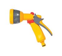 Bargains Crown Multispray Garden Hose Spray Gun Soft Touch Water Sprayer 5 Spray Patterns Quick Connect Connector Flow Control Ergonomic Grip for Watering Cleaning