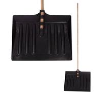 BARGAINS-GALORE 1.3m Heavy Duty Snow Shovel Pusher Scooper Handle Mucking Out Garden BARGAINS-GALORE Multicolor