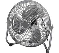 BARGAINS-GALORE 14" Chrome Industrial 3 Speed Free Standing Fan - Adjustable Tilting, Portable, Inch | Ideal For Summer, High Velocity, Hydroponic | Suitable For Gym, Office & Home