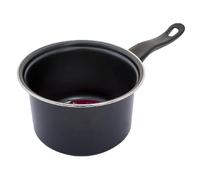 BARGAINS-GALORE 14cm Milk Pan Sauce Pan Pot Tea Phenolic Handle Kitchen Milkpan Boil in Black BARGAINS-GALORE Black