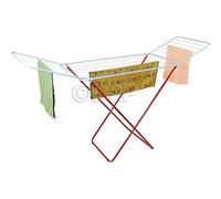 BARGAINS-GALORE 18m Folding Clothes Airer - For Laundry, Indoor And Outdoor | Non-Slip Feet & Freestanding | Foldable Drying Rack, Lightweight, Space Saving Washing Line