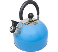 BARGAINS-GALORE 2.5l Stainless Steel Whistling Kettle Fishing Camping Hiking Fast Blue in Light Blue BARGAINS-GALORE Light Blue