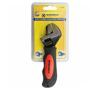 BARGAINS-GALORE 2 in 1 Wide Mouth 6" Adjustable Wrench Spanner Pipe Plumbers Handle Hand Tool