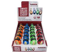 BARGAINS-GALORE 2 X 1W COB LED Carabiner Keyring Light Camping Torch Bright Portable Anti Slip