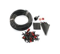 BARGAINS-GALORE 23m Micro Irrigation System 71pc Auto Watering Garden Plant Greenhouse in Black BARGAINS-GALORE Black