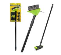 BARGAINS-GALORE 3 In 1 Patio Extendable Weed Brush With Hook Scraper Weed Remover Tool BARGAINS-GALORE Multicolor