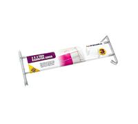 BARGAINS-GALORE 3 Pack Over Radiator Airer 2 Tier Towel Rail Hanger Dry Clothes Indoor in White BARGAINS-GALORE White