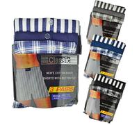 BARGAINS-GALORE 3 Pairs Classic Mens Designer Boxer Shorts | Underwear Cotton Briefs New | Soft Comfortable Fit Boxer Briefs| Elastic Waistband | Underpants (UK, Alpha, S, Regular, Regular, BLACK)