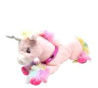 BARGAINS-GALORE 38cm Pink Plush Unicorn - Stuffed Magical Unicorn Teddy Bear | Jumbo Soft Toy, Cute Large Plushy, Fat Plushie | Gifts For Kids, Horse | Great Birthday Gift Idea for Girls