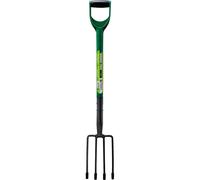 BARGAINS-GALORE Garden Border Digging Fork Gardening Carbon Steel Handle Heavy Duty BARGAINS-GALORE Multicolor