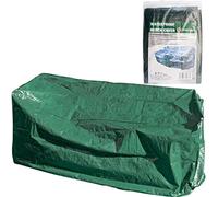 BARGAINS-GALORE Heavy Duty 3 Seater Outdoor Waterproof Garden Bench Seat Cover - Protector Durable Patio Bench Covers with Brass Eyelets & Tie Down Cords | Suitable for Benches upto 160cm