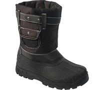 BARGAINS-GALORE Kids Boys Winter Snow Boots - Waterproof Moon Mucker Wellington Wellies | Warm, Durable Army-Style Outdoor Shoes (Black, 6, UK Footwear Size System, Big Kid, Men, Numeric, Medium, 6)