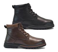 BARGAINS-GALORE Men's Snow Walking Boots - Memory Foam Trail Trekking & Hiking Boots | Durable, Non-Slip Outdoor Footwear (Brown, 7, UK Footwear Size System, Adult, Men, Numeric, Medium, 7)