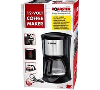 BARGAINS-GALORE NEW 12 VOLT COFFEE MAKER 140 WATT DRINKING GIFT SET 4-6 CUPS MACHINE CAR CARAVAN HOME OFFICE | TRAVEL CAMPING HIKING