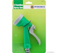 BARGAINS-GALORE NEW 5 FUNCTION SPRAY GUN HOSE PIPE ATTACHMENT MULTI PATTERN WATER SPRAYER GARDEN