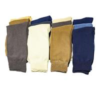 BARGAINS-GALORE Pack Of 12 Men’s & Women’s Big Foot Cotton Rich Lycra Socks - Thick, Comfy, Cosy, Loose On Top Socks | Multi-coloured Socks For Every Day Use | Size 11-14 UK