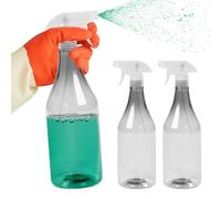 BARGAINS-GALORE Pack Of 2 Spray Bottle with Adjustable Trigger 1 Litre - Misting and Full Spray Modes | Ideal for Home Cleaning, Windows, and DIY Cleaning Solutions