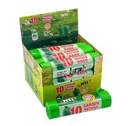 BARGAINS-GALORE Pack Of 50 Bin Liners Garden Rubbish Versatile Heavy Duty Refuse Sacks in Green BARGAINS-GALORE Green