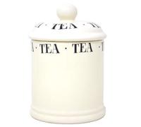 BARGAINS-GALORE Retro Cream Tea Canister - Kitchen Organiser, Storage Jar | With Lid, Tea Bag Container | Home Decor | Keepsake, Multi Use, Ideal For Storing Dry Foods | Xmas Gift