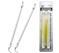 BARGAINS-GALORE Set of 2 Replacement Halogen Heater Tubes - Element Tube Bulbs 400W 208Mm Quartz | Pack of 2, Emergency Tubes | Super Bright Bulb Tube | Durable & Long Lasting