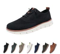 Bargains of The Day Sale,Men's Casual Sneakers Dress Shoes,Breathable Mesh Oxfords Business Shoes,Comfort Knit Walking Shoes,Lightweight Formal,80/20 Sales and Marketing