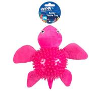 BargainsMania Adventures Spiky Turtle Dog Toy - Pink- With Its Spiky Texture And Squeaky Sounds, This Dog Toy Is Great For Sensory Stimulation To Keep Your Dog's Tail Wagging