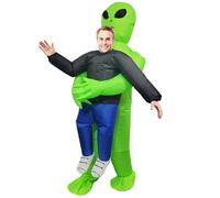 BargainsMania Alien Abduction Inflatable Halloween Costume - Get Into The Spirit Of The Spooky Season This Halloween With This Alien Abduction Dressing Up Outfit!
