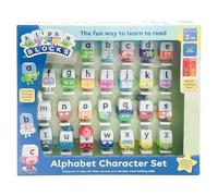 BargainsMania Alphablocks Alphabet Character Set - Includes 16 Page Activity Book - Book Includes Over 90 Starter Words That Can Be Formed With The Characters Using Phonics