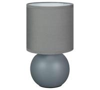 BargainsMania Ceramic Sphere Lamp - This Modern and Stylish Ceramic Sphere Lamp is The Perfect Addition to Your Home - Great for Providing Subtle Indoor Lighting - Dimensions: 5 X 7cm (Grey)