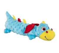 BargainsMania Crinkle & Squeak Dragon Dog Toy - Blue - This Crinkle & Squeak Dog Toy Provides Perfect Stimulation For Your Dog - Each Crinkle And Squeak Will Entertain Your Pup!