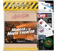 BargainsMania Cryptic Killers Mystery Puzzle - Murder At The Movie Theatre - Additional Online Evidence Available From The Police Database