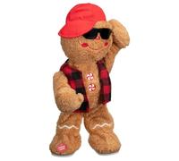 BargainsMania Dancing Christmas Gingerbread Man - Full Of Christmas Spirit And Cheerful Dance Moves To Make Everyone Smile He Is Perfect For Entertaining Children