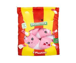 BargainsMania Drumstick Plushies 5pk - Identical To The Real Snack! - The This Christmas For Friends And Family - Size: 5 Pack - Weight: 0.3kg - Dimensions: 44 X 37 X 7cm