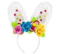BargainsMania Easter Bunny Ears Headband - Join In The Easter Fun With These Totally Adorable Easter Bunny Ears! - Pop Them On And Hop Around The Garden On Your Very Own Easter Egg Hunt! - One Size