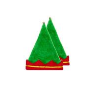 BargainsMania Elf Hat With Gold Bells - Celebrate Christmas With This Novelty Elf Hat! - Kids Can Dress Up And Have Fun Pretending To Be One Of Santa's Little Helpers! - Pack Of 2
