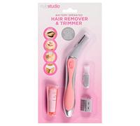 BargainsMania Hair Remover & Trimmer - Perfect for Delicate Areas Such As Eyebrows - Upper Lip - Bikini Line and Stray Hairs - Rechargeable Electric Styler - Personal Gift for Womens