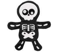 BargainsMania Halloween Crinkle Flatties - Designed For Endless Tail-wagging Excitement, This Dog Toy Makes Crinkly Sounds That Amplifies The Fun And Keeps Your Pup Engaged And Entertained (Skeleton)